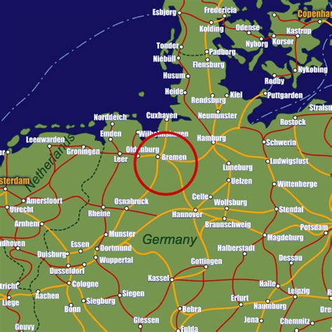 We have 167 maps (gps points) for this administrative division of germany such as alte ochtum and alter hafen. Bremen Rail Maps and Stations from European Rail Guide