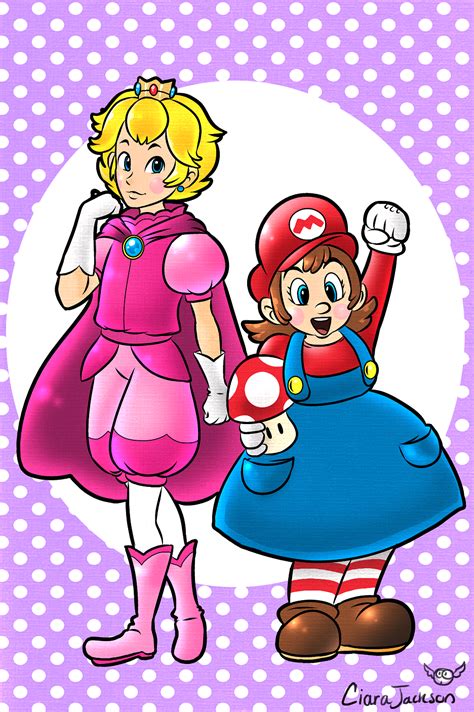 Genderbend Mario And Peach By Doublemaximus On Newgrounds