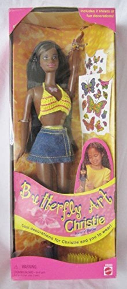 Barbie Butterfly Art Christie Doll 1998 Barbie Barbie Collection Butterfly Art