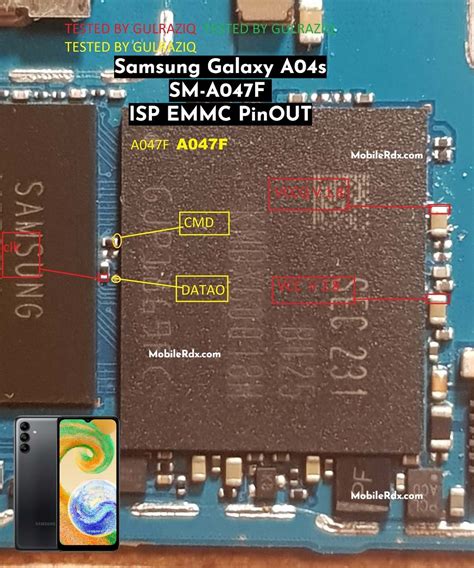 Oppo A3s Isp Emmc Pinout For Flashing And Remove Frp Lock