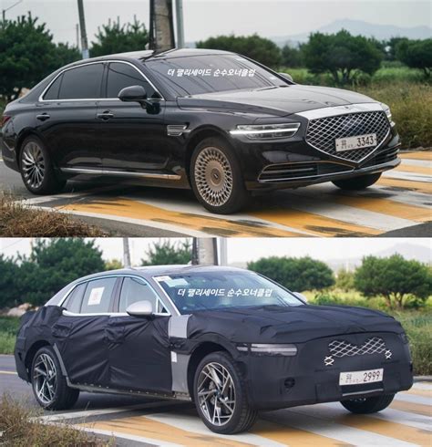 It looks like genesis is going for a little bit more personality with the next generation. 2022 Genesis G90 Spied Up Close - Korean Car Blog