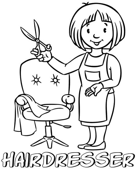 Coloring Page Of Professions