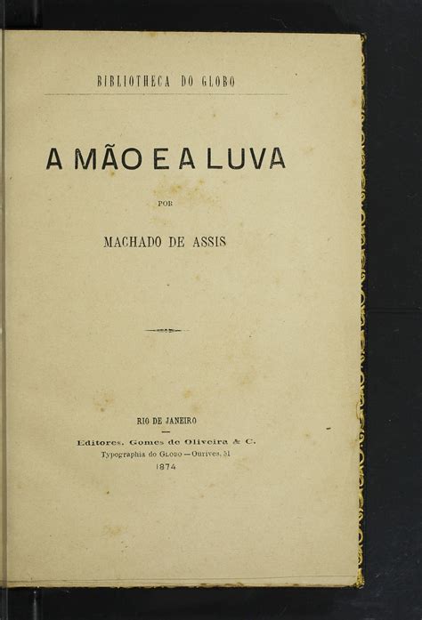 A Mão E A Luva Resumo
