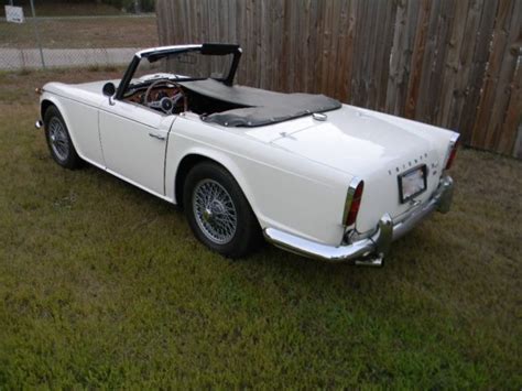 1965 Triumph Tr4a Irs Wire Wheels With Overdrive For Sale Photos