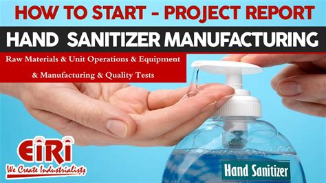 Hand Sanitizer Production Business Plan For New Firm In Small Scale Taking The First Steps In