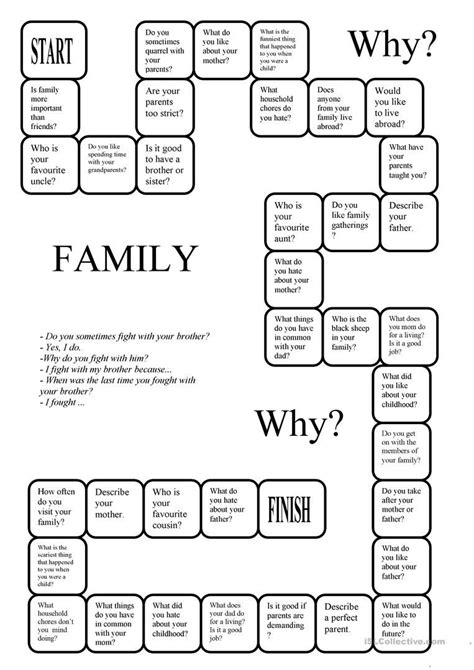 17 anger management activities for kids anger games: Family - a boardgame worksheet - Free ESL printable ...