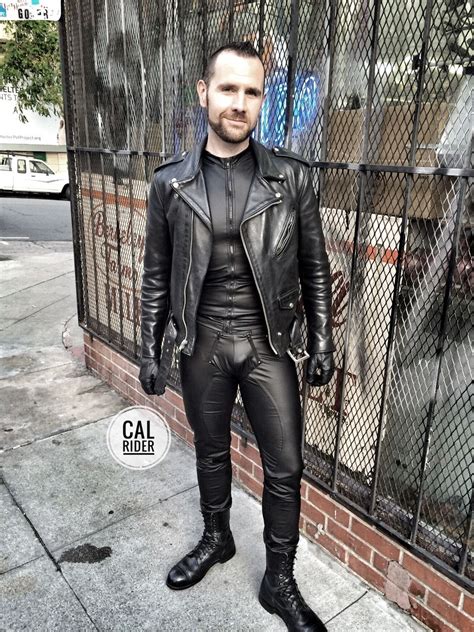 Cal Rider Photo Mens Leather Clothing Leather Jacket Men Mens