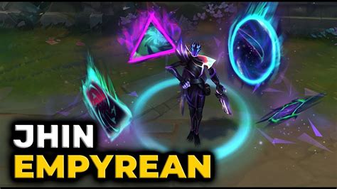 Empyrean Jhin Skin Preview League Of Legends Youtube