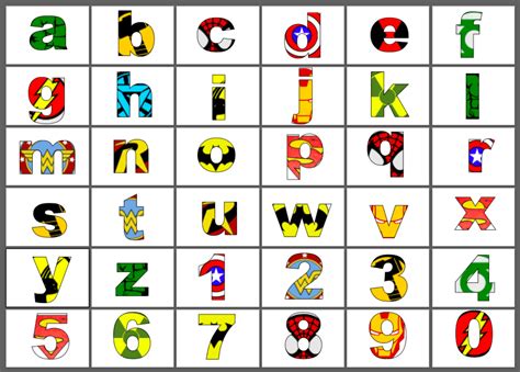 ✓ free for commercial use ✓ high quality images. Free Printable Superhero Alphabet Letters | Superhero ...