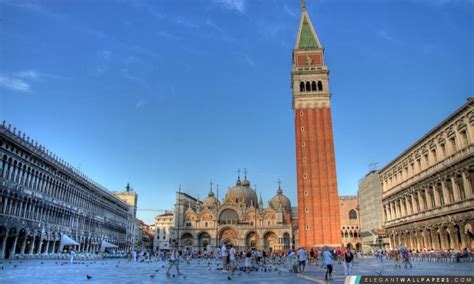 Place saint marc est la seule place à venise est c'est la destination touristique principale de la ville. La place Saint-Marc, Venise, Italie. Fond d'écran HD à ...