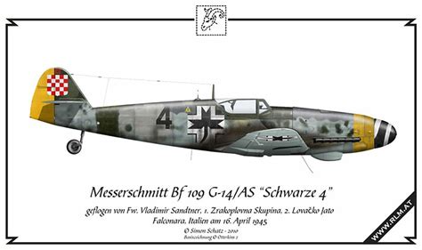 Messerschmitt Bf 109 Military History Croatia World War Foreign