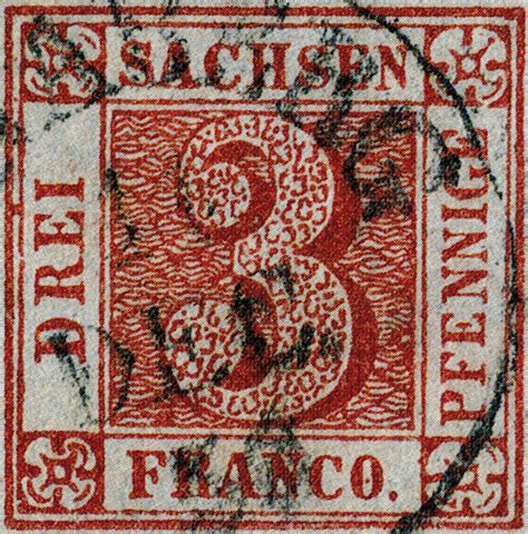 29. Juni 1850 – die erste Briefmarke des Königreiches Sachsen wird