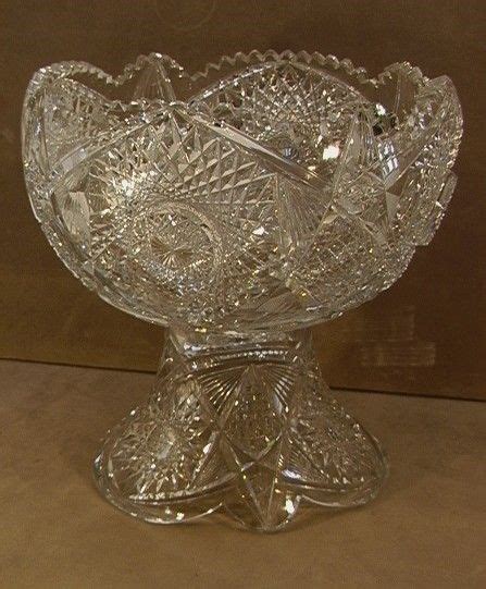 Vintage Cut Glass Punch Bowl With Cups Glass Designs