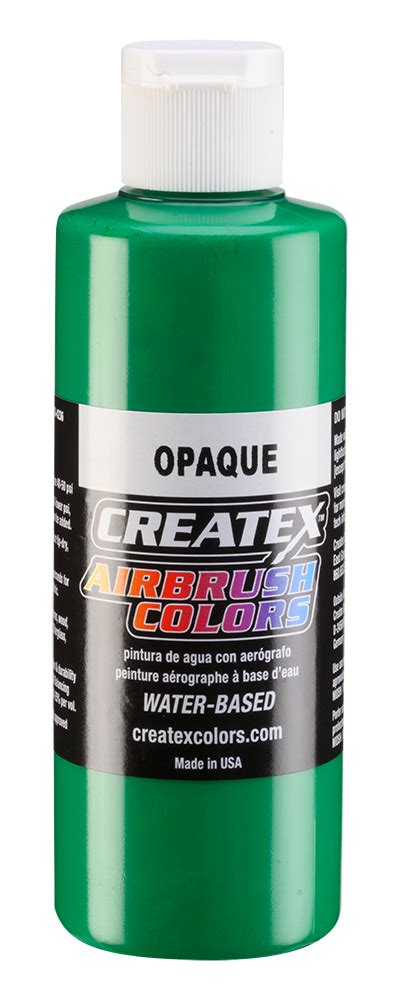 Createx Airbrush Colors Opaque Light Green 4 Oz Anest Iwata Medea Inc
