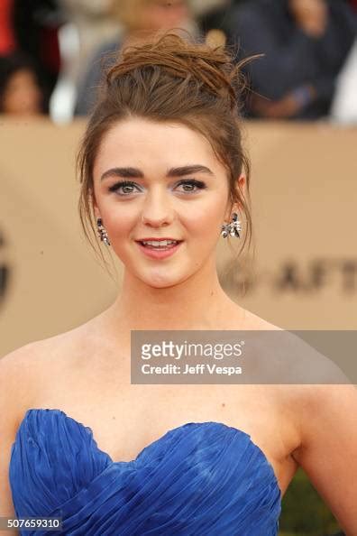 Actress Maisie Williams Attends The 22nd Annual Screen Actors Guild