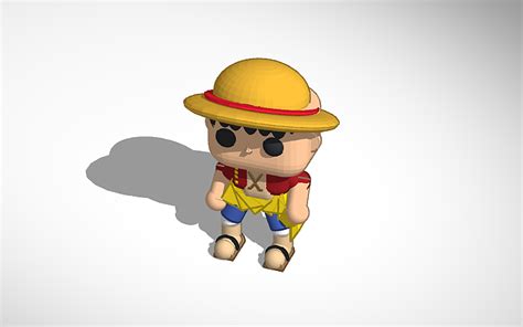 3d Design Funko Luffy Tinkercad