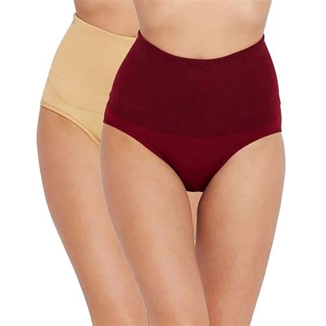 buy fashiol womens cotton and spandex underwear high waist panties soft breathable briefs for