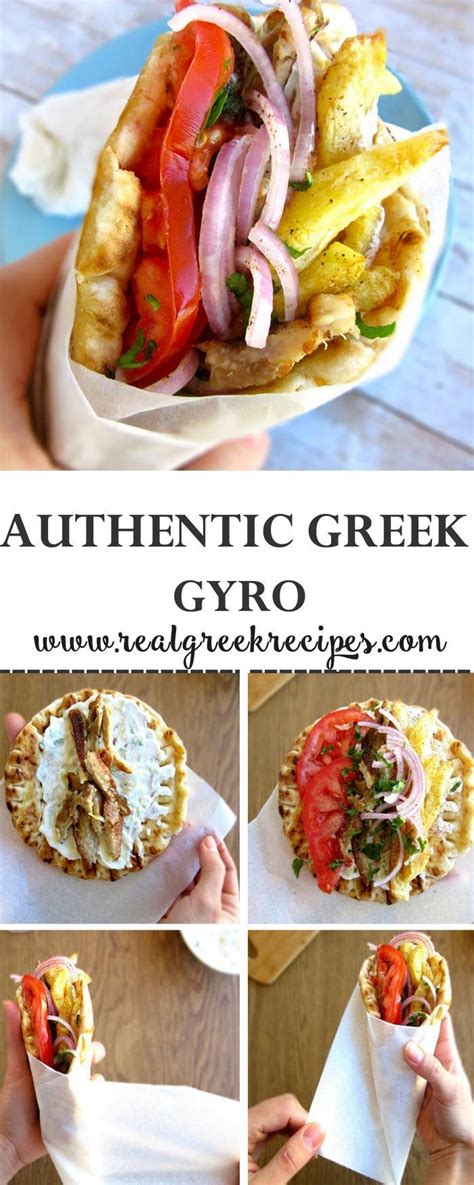 This Is An Image Of Authentic Greek Gyro