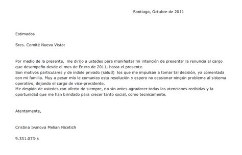 Carta De Renuncia Laboral Voluntaria Y Agradecimiento Costa Rica