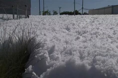 A Mysterious Giant Foam Blob Oozes Through A California City