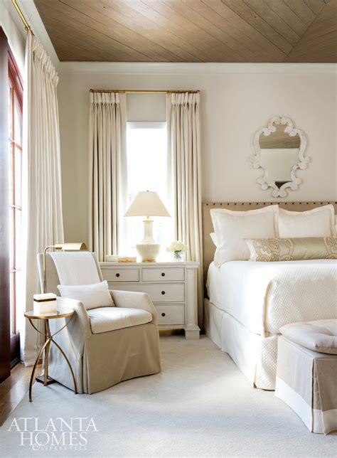 The Master Bedroom Painted Benjamin Moores Seapearl Is Layered With
