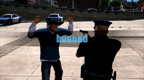 Gta 5 Busted 1 Fails Funny Moments Youtube