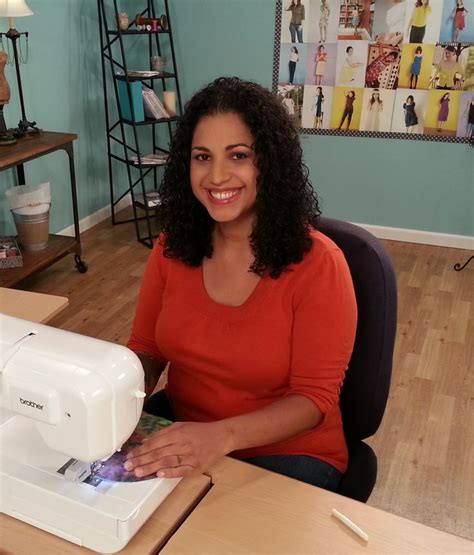 Vanessa Vargas Wilson On The Set Of Its Sew Easy Click Here To View Episodes Of Its Sew Easy