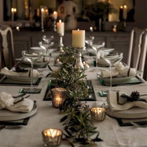 46 Stunning Winter Table Ideas For Winter Décor Christmas Decorations