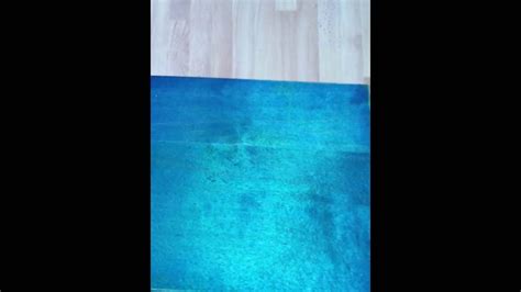 Blue Turquoise Wood Stain With Wood Dye Colors Kit Youtube