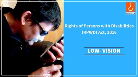 21 Disabilities Under RPWD 2016 Low Vision YouTube