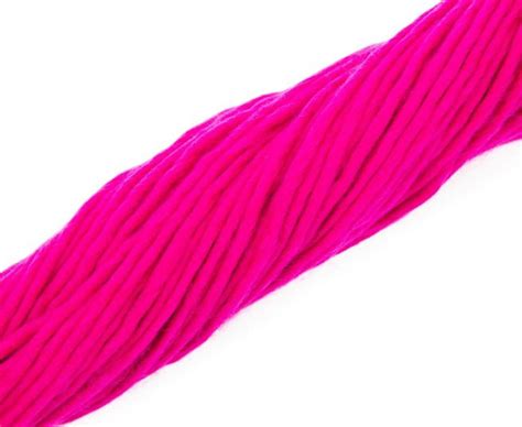 100g Ball Hot Pink Merino Super Chunky Weight Bulky Yarn 3 5oz Etsy