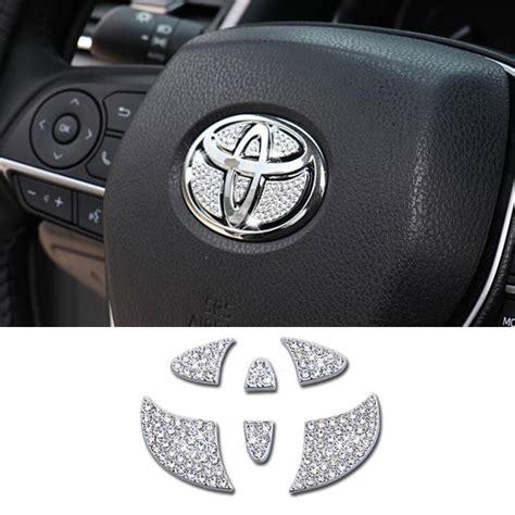Car Steering Wheel Emblem Sticker For Toyota