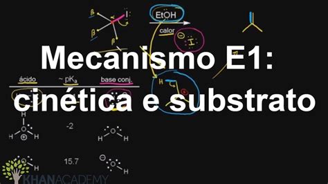 Mecanismo E1 Cinética E Substrato Química Orgânica Khan Academy