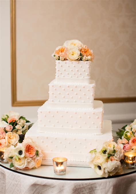 Classic Square Wedding Cake Elizabeth Anne Designs The Wedding Blog