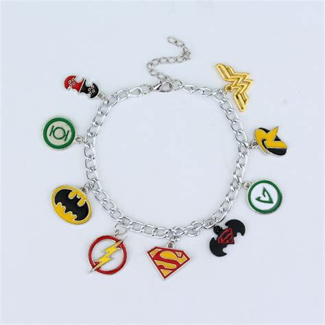 Superhero Charm Bracelet Charm Bracelet Superhero Bracelets Bracelets