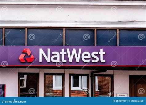 Natwest High Street Retial Bank Sign And Logo With No People Editorial