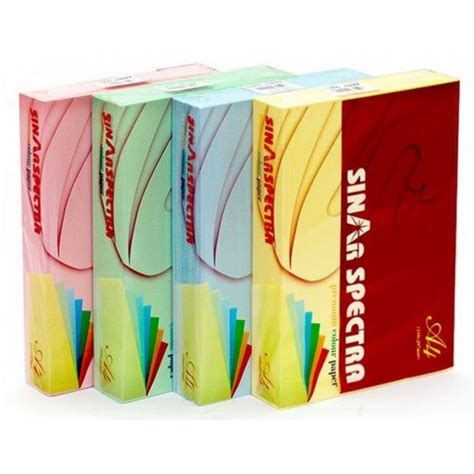 Buy Online A4 80gsm Colour Paper Sinarline In Dubai Available A4