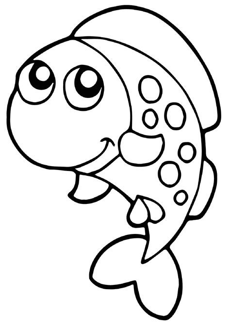 Free Printable Fish Coloring Pages For Kids Coloring Pages
