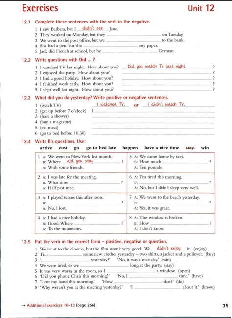 Free Grammar Printable Worksheets Grade 12
