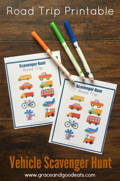 You can make the game your own identifying your. Road Trip Vehicle Scavenger Hunt Printable | Road trip, Fun