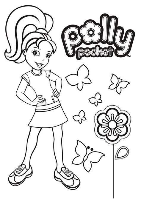 Animais, máscaras, natureza, contos e lendas. 30 Desenhos da Polly Pocket para Colorir e Imprimir ...