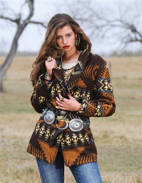 Peace Blanket Coat Fashion Native American Fashion Western Fashion
