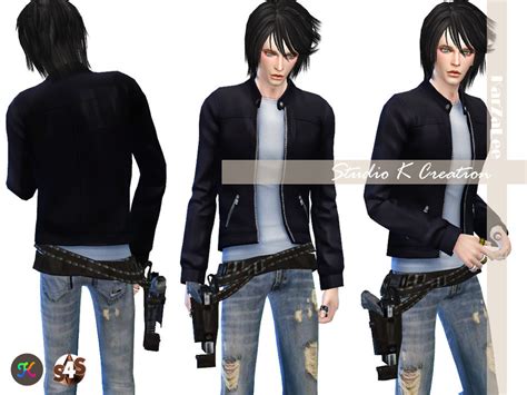 Gun Belt For Male And Female By Simsday Simsday