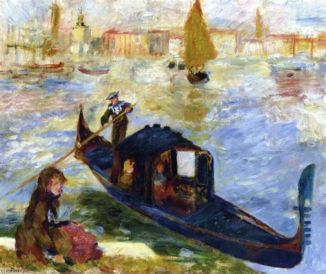 Gondola Venice By Pierre Auguste Renoir Reproductions Most Famous