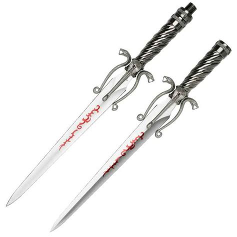 Double Bladed Cobra Sword Steel By Medieval Collectibles Walmart