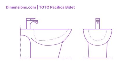 Toto Pacifica Bidet Dimensions And Drawings