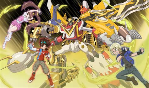 Amano Nene Digimon Xros Wars Aonuma Kiriha Kudou Taiki Shoutmon X7