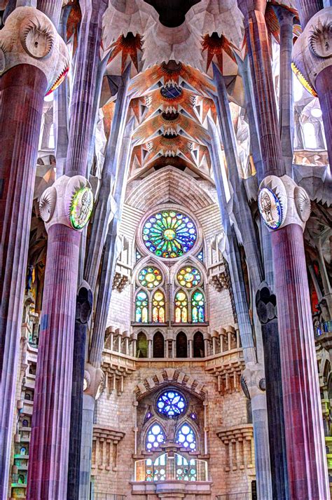 Europe Spain Sagrada Familia Gaudi Gaudi Barcelona Antonio Gaudí