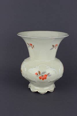 Large Hutschenreuther Porcelain Vase Er Years Height Cm Ebay