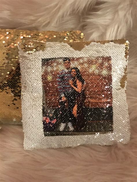 Custom Sequin Pillows Personalized T Your Photo Onto Sequin Pillow